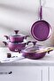 Dream Biogranit 7 Piece Cookware Set Purple