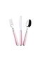 Freya Pembe 18 Piece Dessert Fork Spoon Knife Set for 6 Persons - 2