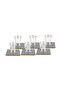 Black Noir New Square 12-Piece 6-Person Tea Set