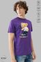 Unisex Crew Neck Teddy Bear Printed Cotton Oversize Short Sleeve T-Shirt - 3