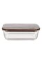 Karya Acacia Glass Storage Container with Wooden Lid 1300 ml - 4