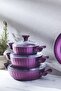 Dream Biogranit 7 Piece Cookware Set Purple - 3