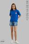 Women's Oversize Crew Neck Cotton Minimal Minnie Mouse Printed Short Sleeve T-Shirt - 2