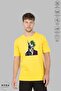 Men's Oversize Crew Neck Cotton Batman And Joker Printed Short Sleeve T-Shirt