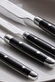 Alina 36 Pieces 6 Person Fork Spoon Knife Set Black - 3