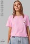 Unisex Crew Neck Snoopy Printed Cotton Oversize Short Sleeve T-Shirt - 2