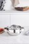 Kuzina Induction Bottom Steel Pot 16 cm 1.6 Lt - 2