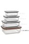 Karya Acacia Glass Storage Container with Wooden Lid 1300 ml - 7