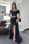 Princess Collar Crepe Luxury Design Evening Dress - 5