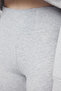 Gri Melanj Wide Leg/İspanyol Paça Yüksek Bel İnterlok Esnek Örme Pantolon TWOAW25PL00006 - 5