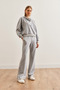 Women's Gray Snap Detailed Tracksuit Set Etkm- 0000068 - 5