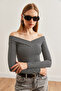 Black Striped Women's Blouse - Collar Detail, Blz- 19002715 - 4