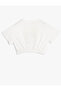 Girls' t-shirt, Ecru, 4skg10235ak - 2