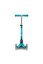 Mini Micro Scooter Deluxe Foldable Led Aqua 2-5 Years Turquoise - 3