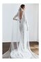 1.5 m Width, 2 m Length: Pearl-Embellished Bridal Veil, White Pearl-Embellished Bridal Veil, Clasped Veil