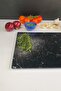 Glass Cutting Board - Glass Cutting Board |   Black Marble Look |   30cm X 40cm - 3
