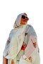 Cotton Yellow Shawl Scarf - Handmade with Traditional Pattern - 2