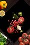 RAL9017 Solid Color | Glass Cutting Board - Cutting Tray, 30x40 cm - 3