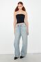Uo-Textured Strapless Anti-Slip Corset with Patterned Design, Waist Slimming Effect Corset, Women's Crop Top - 4
