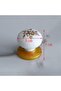 Gold Cabinet - White Patterned, Buttoned Handle, Patterned Furniture, Kitchen Cabinet and Drawer Cabinet - 4
