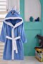 100% Cotton Hooded Embroidered Children's Bathrobe 1-12 Years