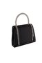 Satin Stoned Black Evening Bag. Black Satin Evening Bag. Black Evening Bag. Invitation Night Bag. - 3