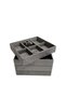 Jewelry Jewelry And Accessory Stand Drawer Organizer Stand Set 4 Pieces Gray Color - 3
