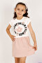 A36 Model Flower Patterned Girl's Dress