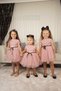 Baby girl-children's short sleeve heart tulle lined dress for birthday and special occasions - 7