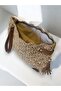 Women's Handmade Paper Bag Clutch Portfolio Bag - 4