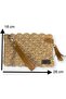 Women's Handmade Paper Bag Clutch Portfolio Bag - 7