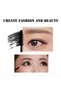 5ml and 10ml Transparent Mascara Bottle with Black Lid - Leak Proof Mechanism, 2 Pieces with Brush - 2