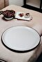 60No Enamel Tray Tableware, Food Presentation Tray, Floor Table Zinc ~58 cm
