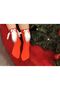 Santa Claus Christmas New Year Gift Magnetic Hand Holding Dating Socks - 3