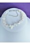 Moonstone Necklace Bracelet Set - Natural Stone Jewelry - Real Moonstone Broken Natural Stone - 3