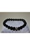 Black Tourmaline Bracelet - 8mm with Silver Fittings - 2