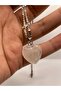 Heart Shaped Crystal Quartz Natural Stone Necklace - 2
