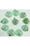 Heart Shaped Aventurine Natural Stone Chain Necklace - 3