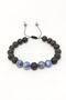 Sodalite Stone Natural Stone Macrame Braided Unisex Adjustable Bracelet