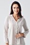 Women's Long Sleeve Stretchy Cotton Fabric Maternity Pajamas Suit - 4