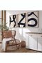 Framed Decorative Painting Black and White Modern Home Home Salon Living Room Bedroom Balcony Decor - 3