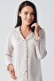 Women's Long Sleeve Stretchy Cotton Fabric Maternity Pajamas Suit - 3
