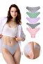 Striped Patterned Camisole Women's Brazilian Panties 5-Pack - 2