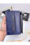 With Phone Compartment - Genuine Leather - Magnetic - Multi-Compartment - Wallet and Card Holder Vintage Leather 2047 - 5