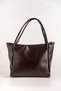 Women's Bitter Brown Casual Zippered Hand and Shoulder Bag