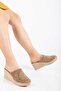 ready sole wedges embroidered shoes