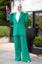 Almira Jacket Trousers Set - Green - 4
