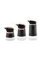 Latin Leather 3-Piece Jar/Storage Container Set