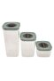 Vendi 3 Piece Vacuum Storage Container with Lid - 4