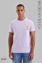 Unisex Crew Neck Tweety Printed Cotton Oversized Short Sleeve T-Shirt